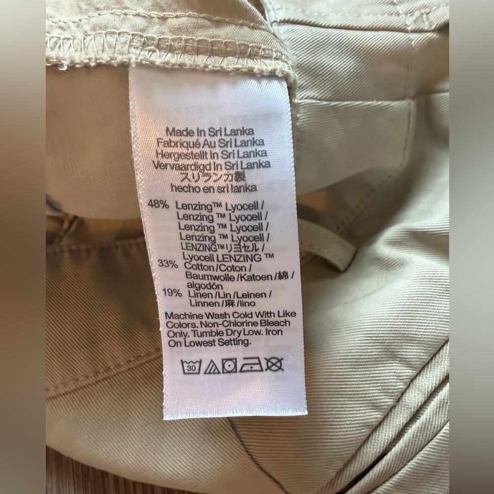 Madewell Petite Harlow Wide-Leg Pant in Vintage Khaki - Picture 10 of 10
